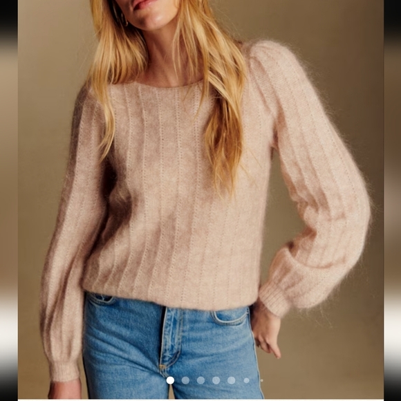 Sezane Sweaters - La MAILLE Sesane Aretha Jumper Mottled Beige Small